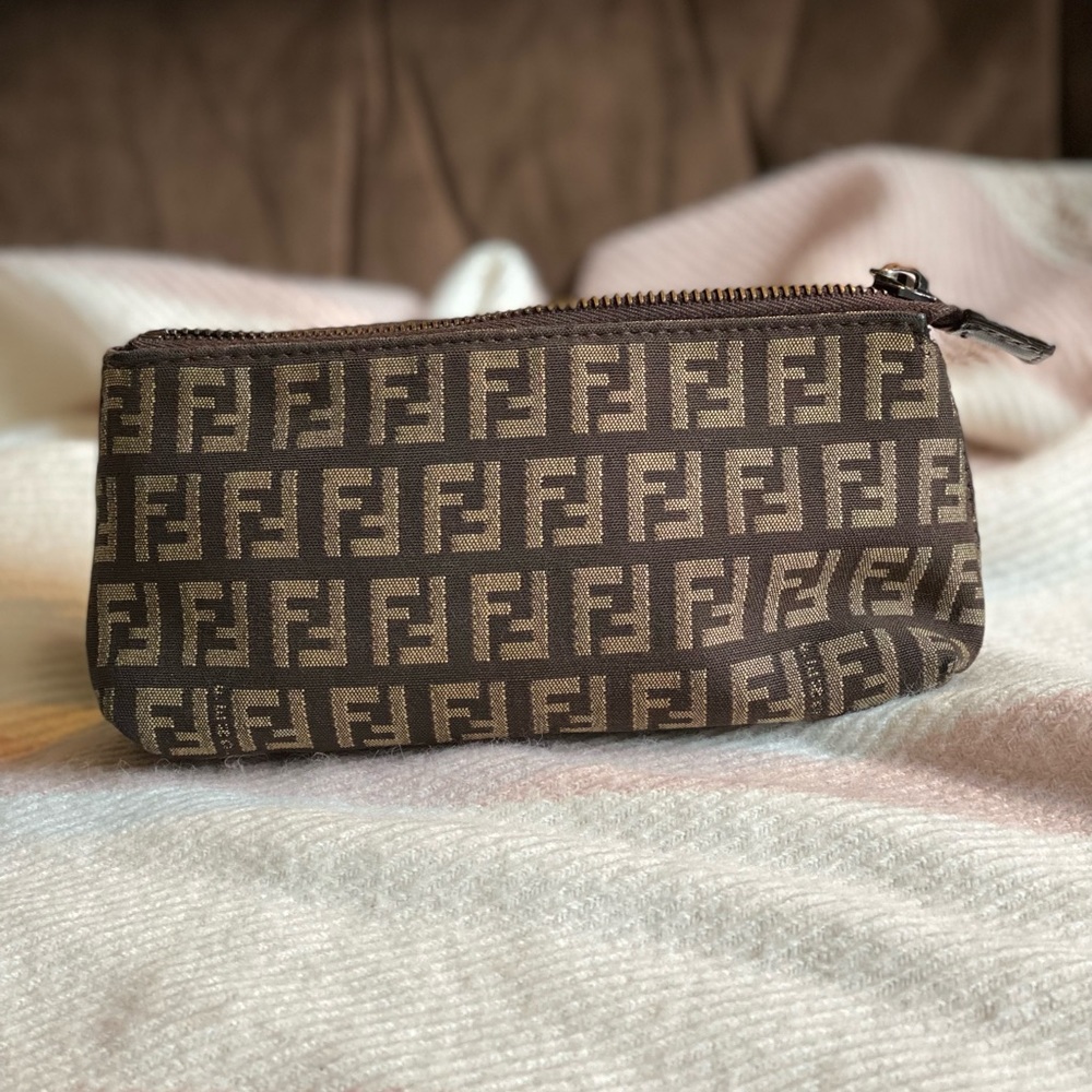 Small Fendi Zucchino Make-up bag